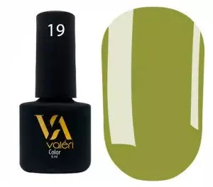 Valeri Nail gel polish No19 (olive, enamel), 6 ml