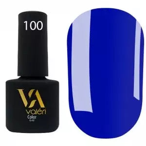 Valeri Nail gel polish No100(bright blue, enamel), 6 ml