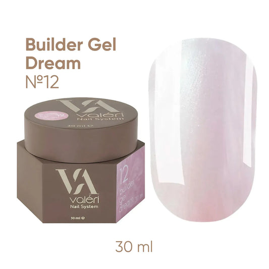 Builder Gel DREAM COLLECTION Valeri №12 30ml - All Pro Beauty