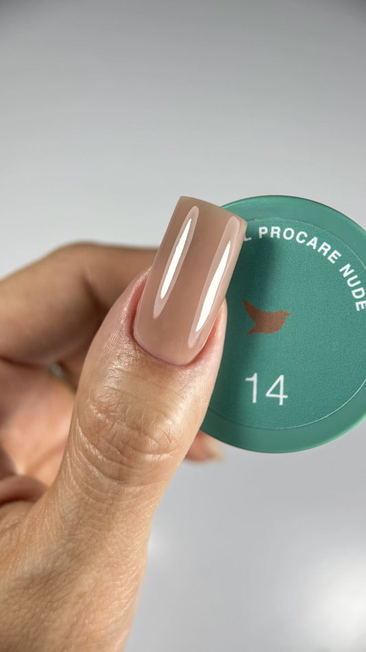 Siller Gel ProCare NUDE Nail Gel No. 14, 15 ml - All Pro Beauty