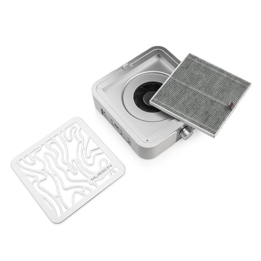 MUSSON X3 SILVER 72W Nail Dust Collector for
Manicure and Pedicure