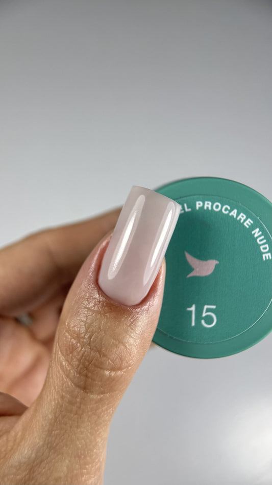 Siller Gel ProCare NUDE Nail Gel No. 15, 15 ml - All Pro Beauty