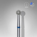 STALEKS Diamond nail drill bit ball blue EXPERT head diameter 4 mm - All Pro Beauty