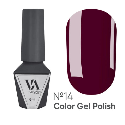 Valeri Nail gel polish № 14, 6 ml - All Pro Beauty