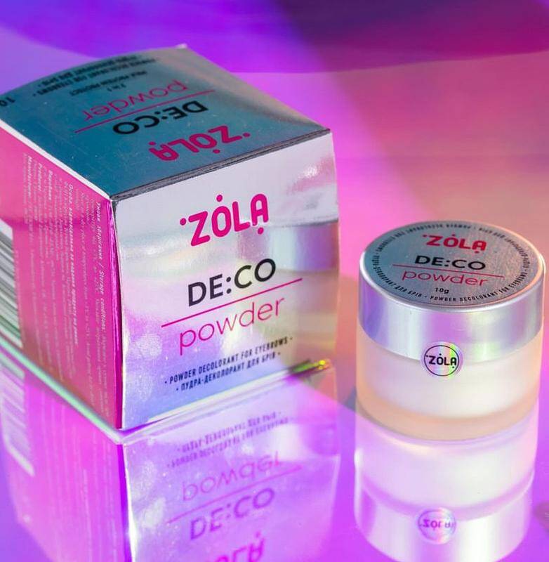 ZOLA DE:CO Powder Eyebrow Decolorant, 10 g - All Pro Beauty