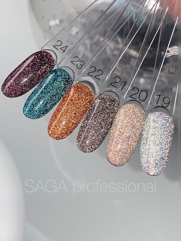 Saga Professional Fiery Gel polish No24 (9ml) - All Pro Beauty