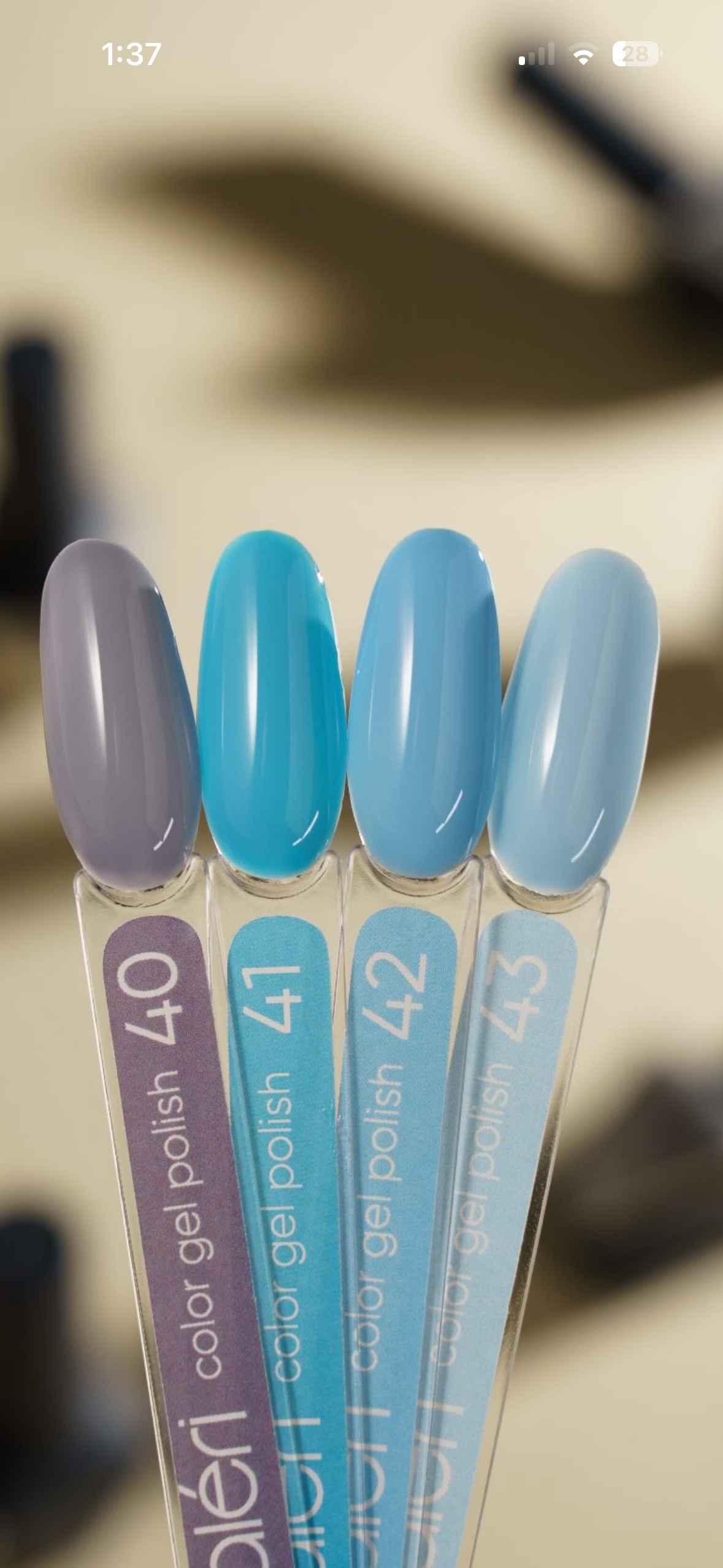Valeri Nail gel polish No40 (smoky, enamel), 6 ml - All Pro Beauty