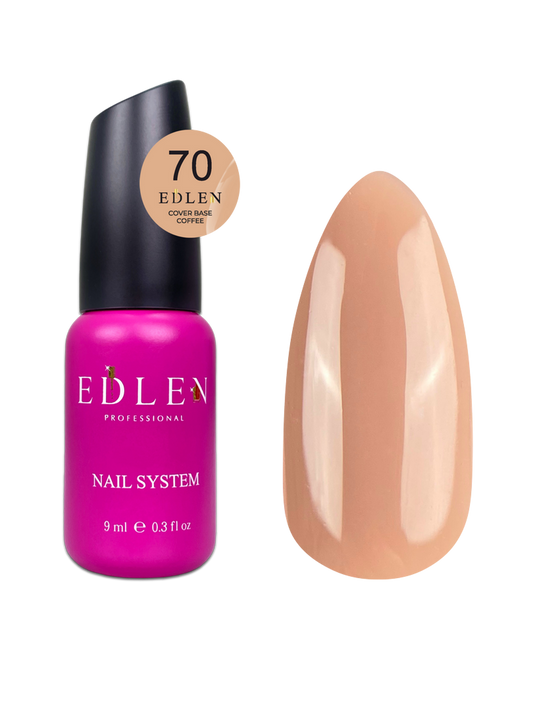 Cover base Coffee Edlen №70 9ml - All Pro Beauty