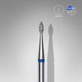 STALEKS Diamond nail drill bit drop blue EXPERT head diameter 1,6 mm / working part 4 mm