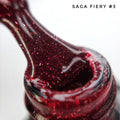 Saga Professional Fiery Gel polish No3 burgundy (9ml) - All Pro Beauty