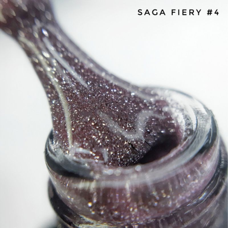 Saga Professional Fiery Gel polish No4 (9ml) - All Pro Beauty