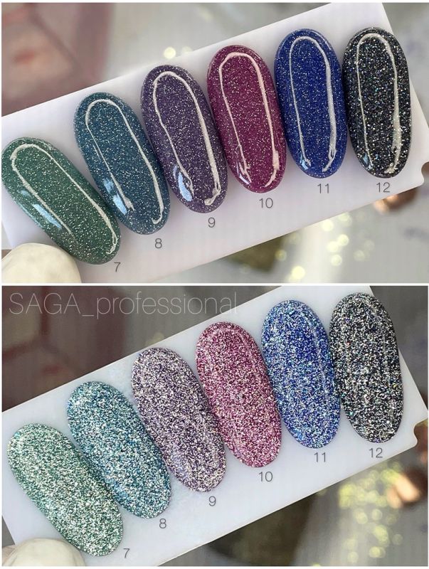 Saga Professional Fiery Gel polish No9 (9ml) - All Pro Beauty