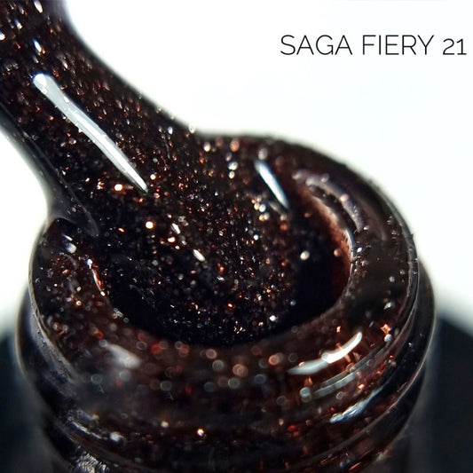 Saga Professional Fiery Gel polish No21 (9ml)