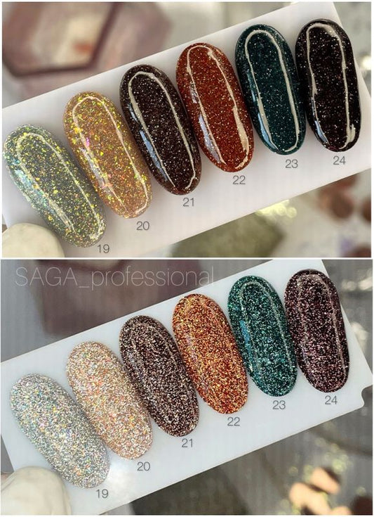 Saga Professional Fiery Gel polish No24 (9ml)