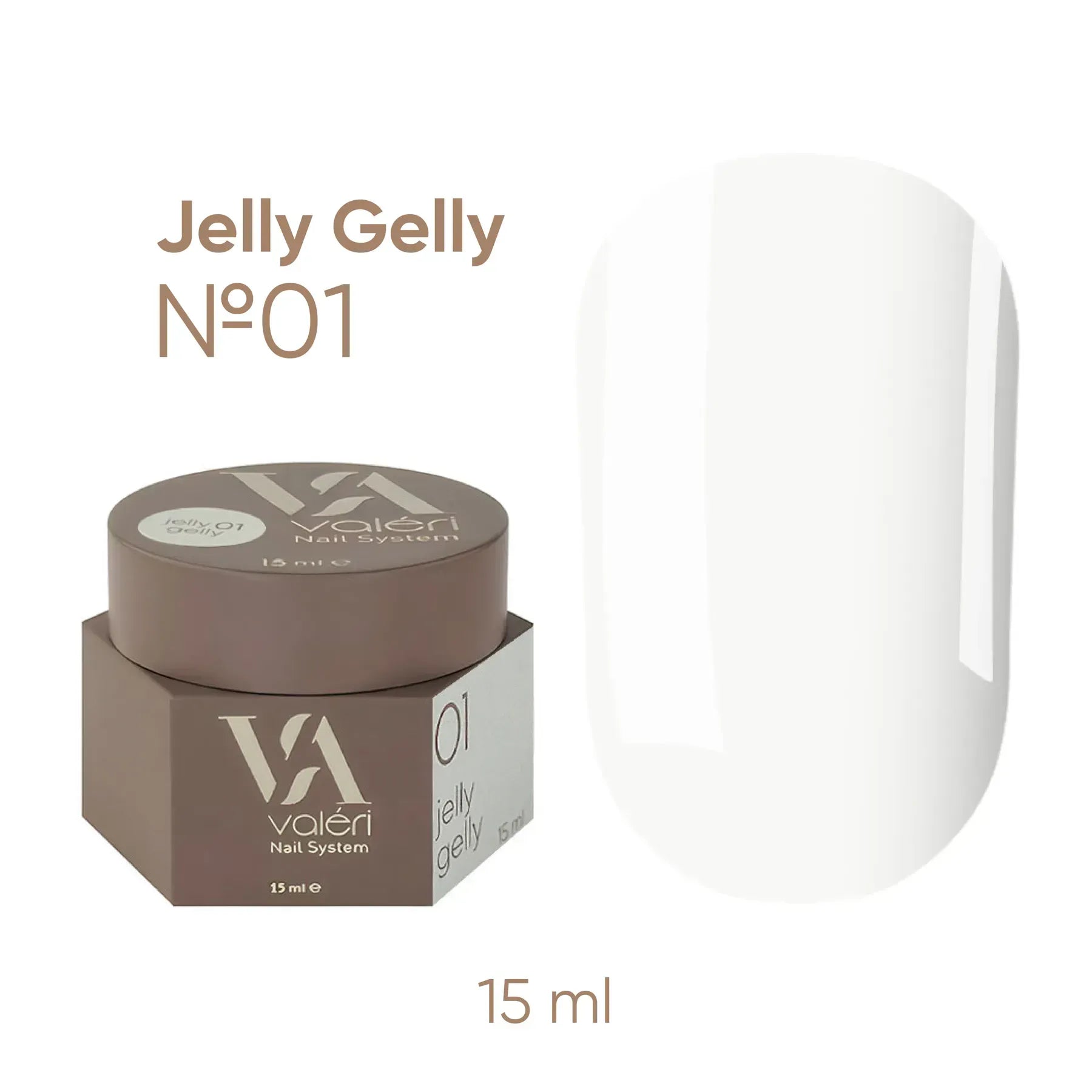 Valeri Jelly Gelly №01  15ml - All Pro Beauty