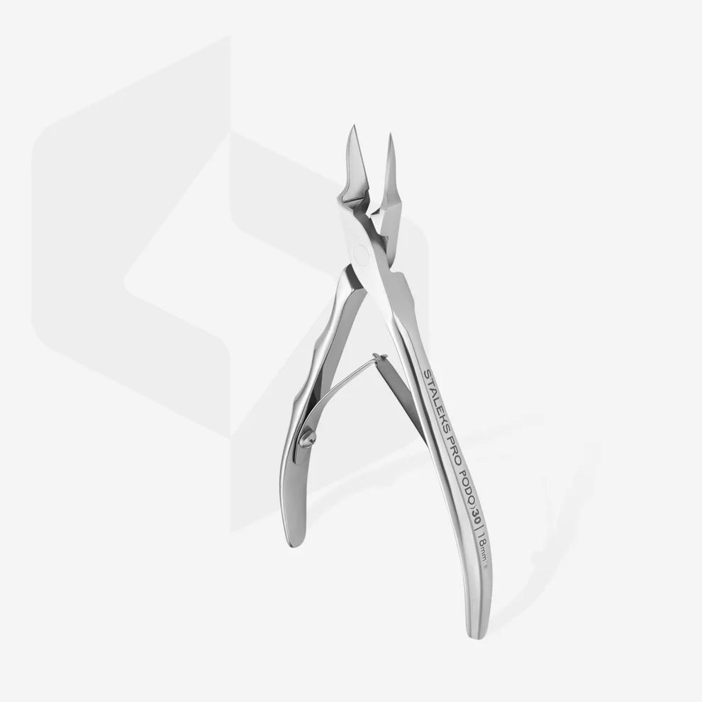STALEKS Podology nippers for ingrown toenails PODO 30 18 mm - All Pro Beauty