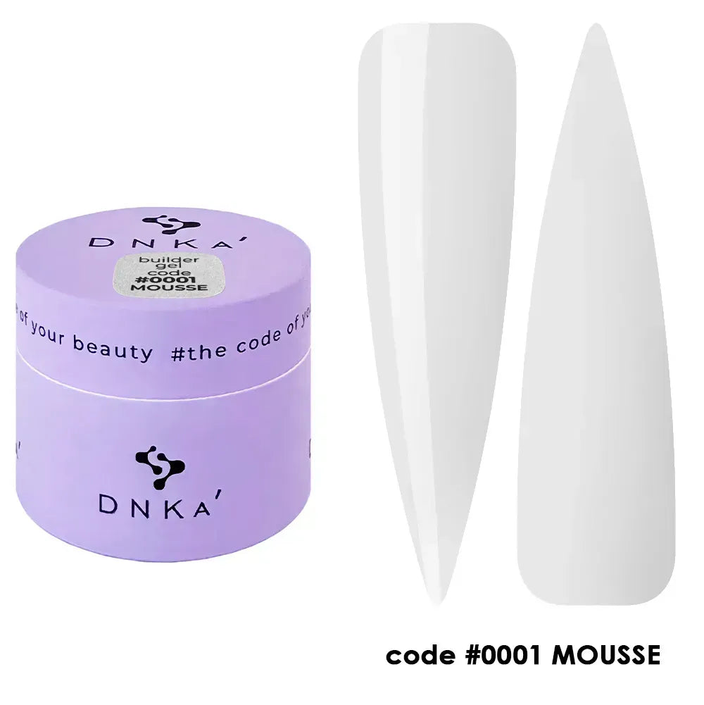 DNKa Builder Gel Mousse (HEMA / TPO FREE) #0001, 30 ml - All Pro Beauty