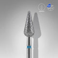 STALEKS Diamond nail drill bit pointed pear blue EXPERT head diameter 5 mm / working part 12 mm - All Pro Beauty