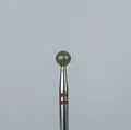 Diamond nail drill bit  NISIMA “Bullet” shape, notch color red, diameter 040