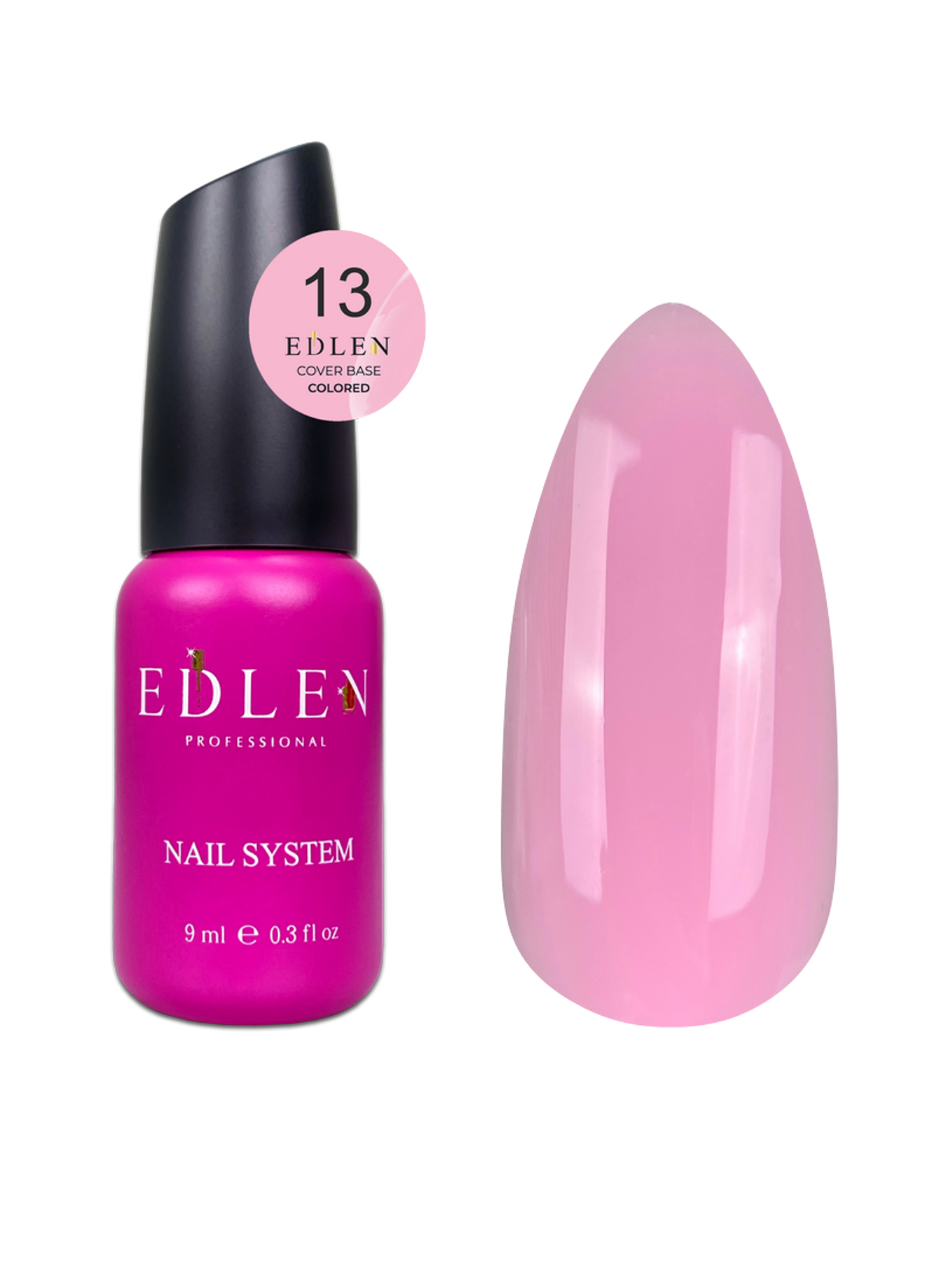 Cover base Colored Edlen №13 9ml - All Pro Beauty