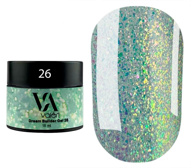 Valeri  Dream Builder Gel 26, (15ml)