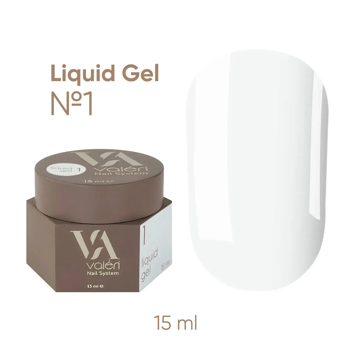 Valeri  Liquid Gel 01, 15ml - All Pro Beauty