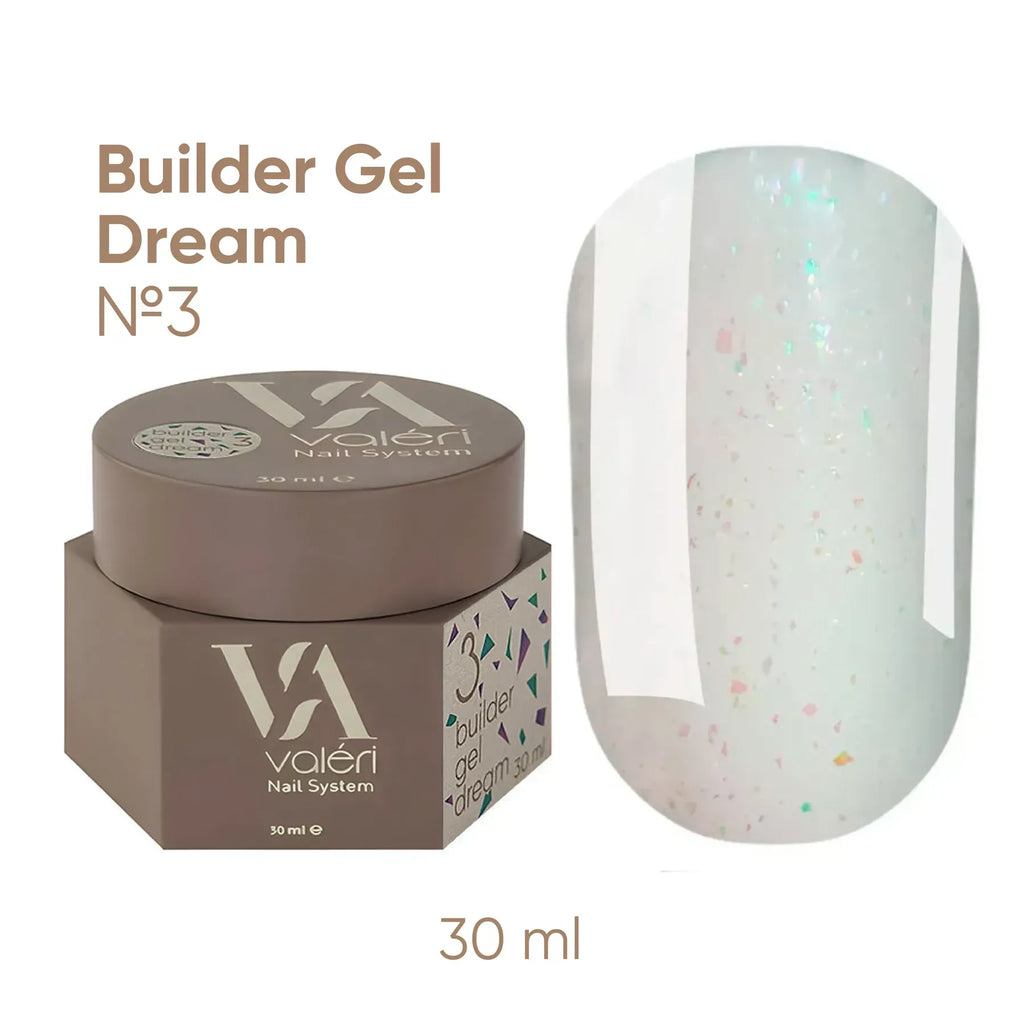 Builder Gel DREAM COLLECTION Valeri №03 30ml - All Pro Beauty