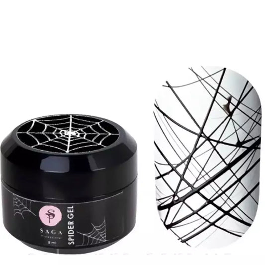 Saga Spider Gel (8ml) Black