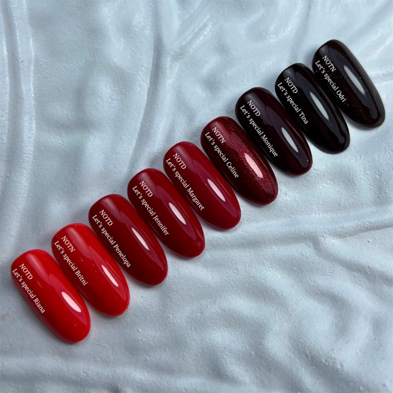 NAILSOFTHEDAY Let's special Monique - темно-сливовий гель-лак покриття нігтів в один шар, 10 мл