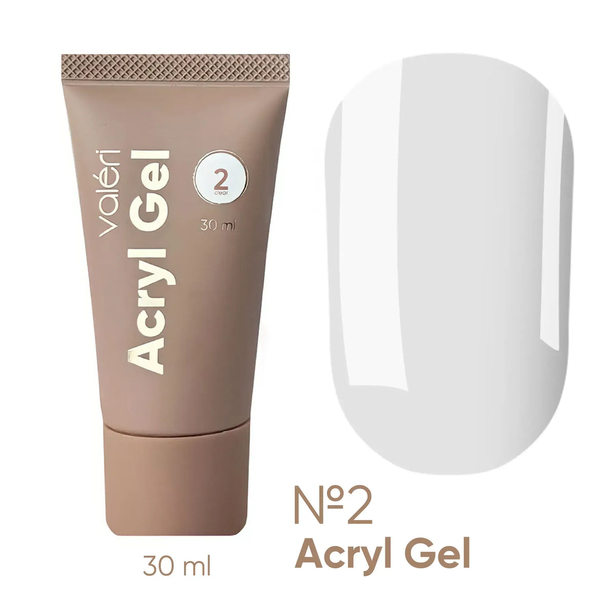 Valeri Acryl Gel, 30 ml №02 - All Pro Beauty