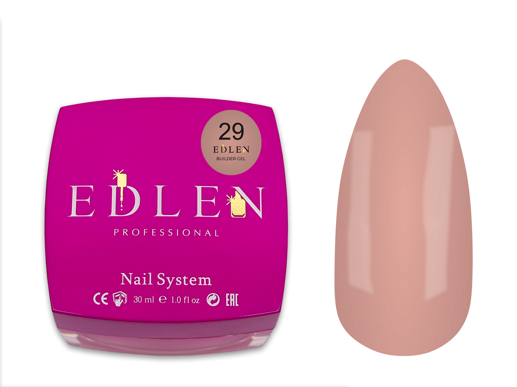 Builder gel Office Edlen №29 30ml - All Pro Beauty