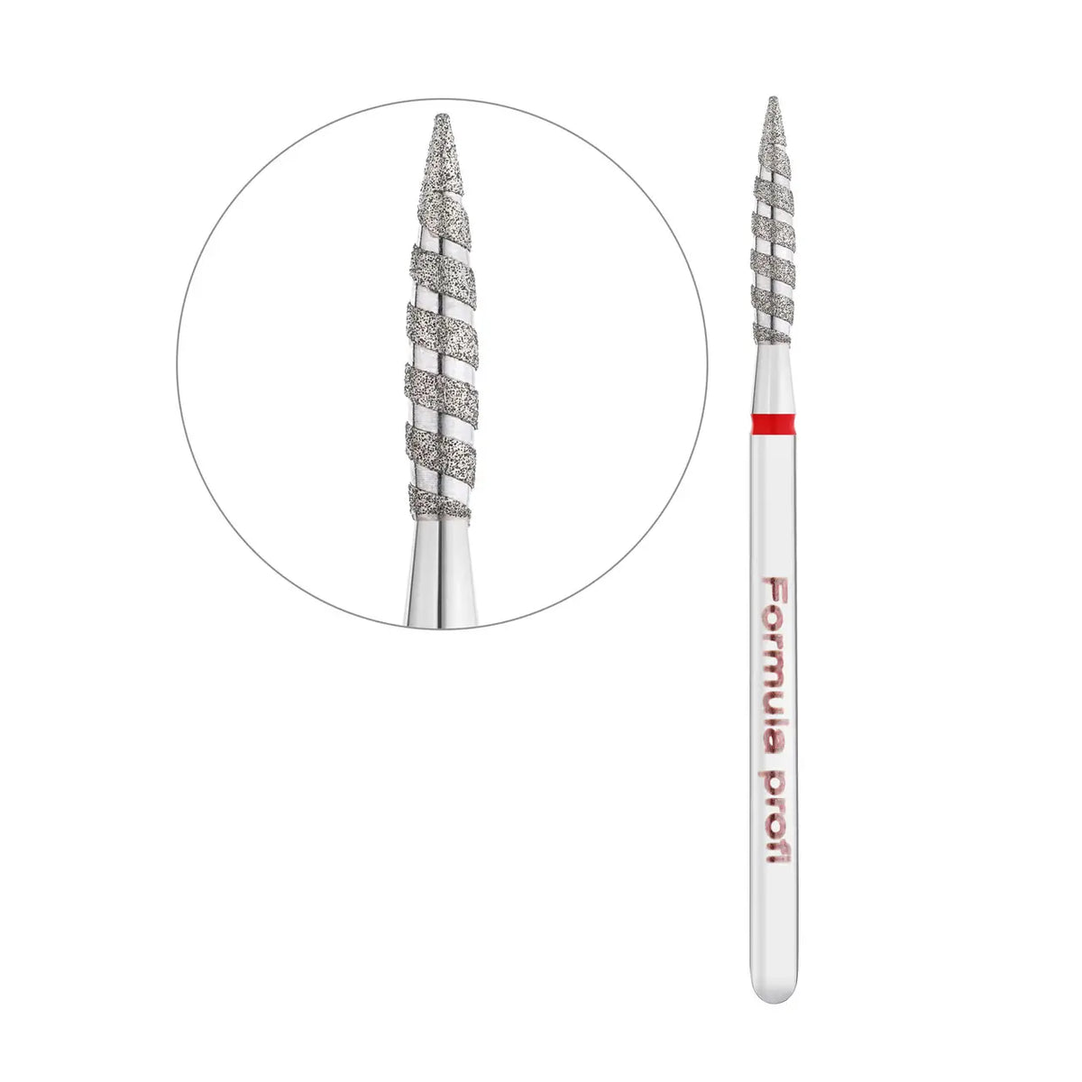 Diamond nail drill bit  Tornado Red 0.23 Formula Pro - All Pro Beauty