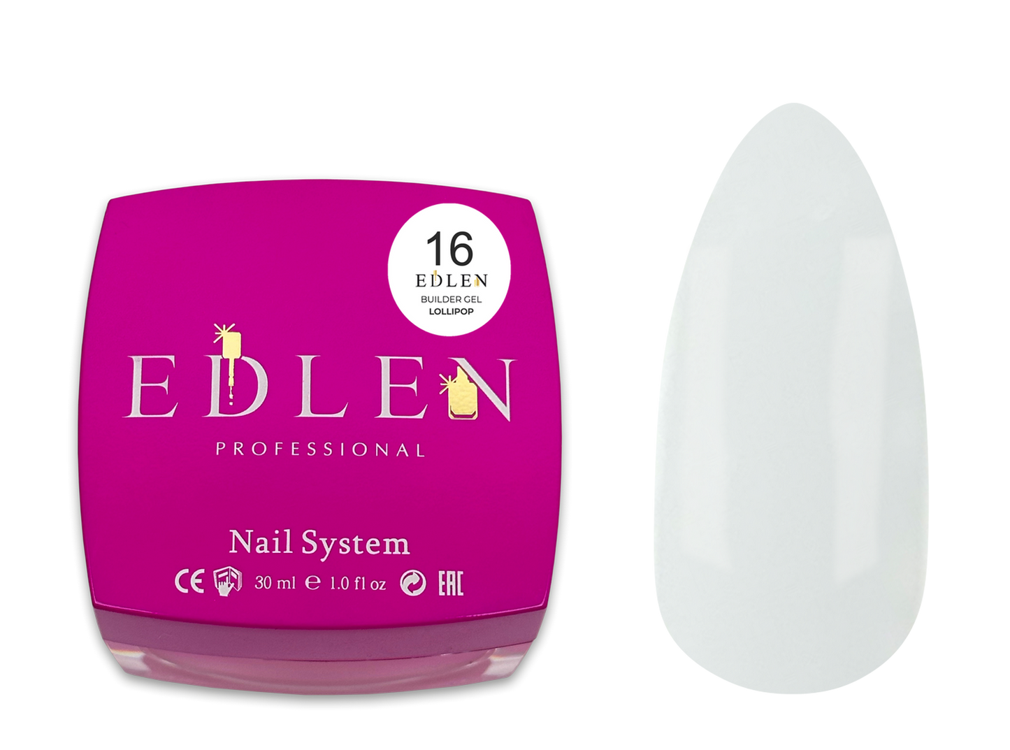 Builder gel Lollipop Edlen №16 30ml - All Pro Beauty