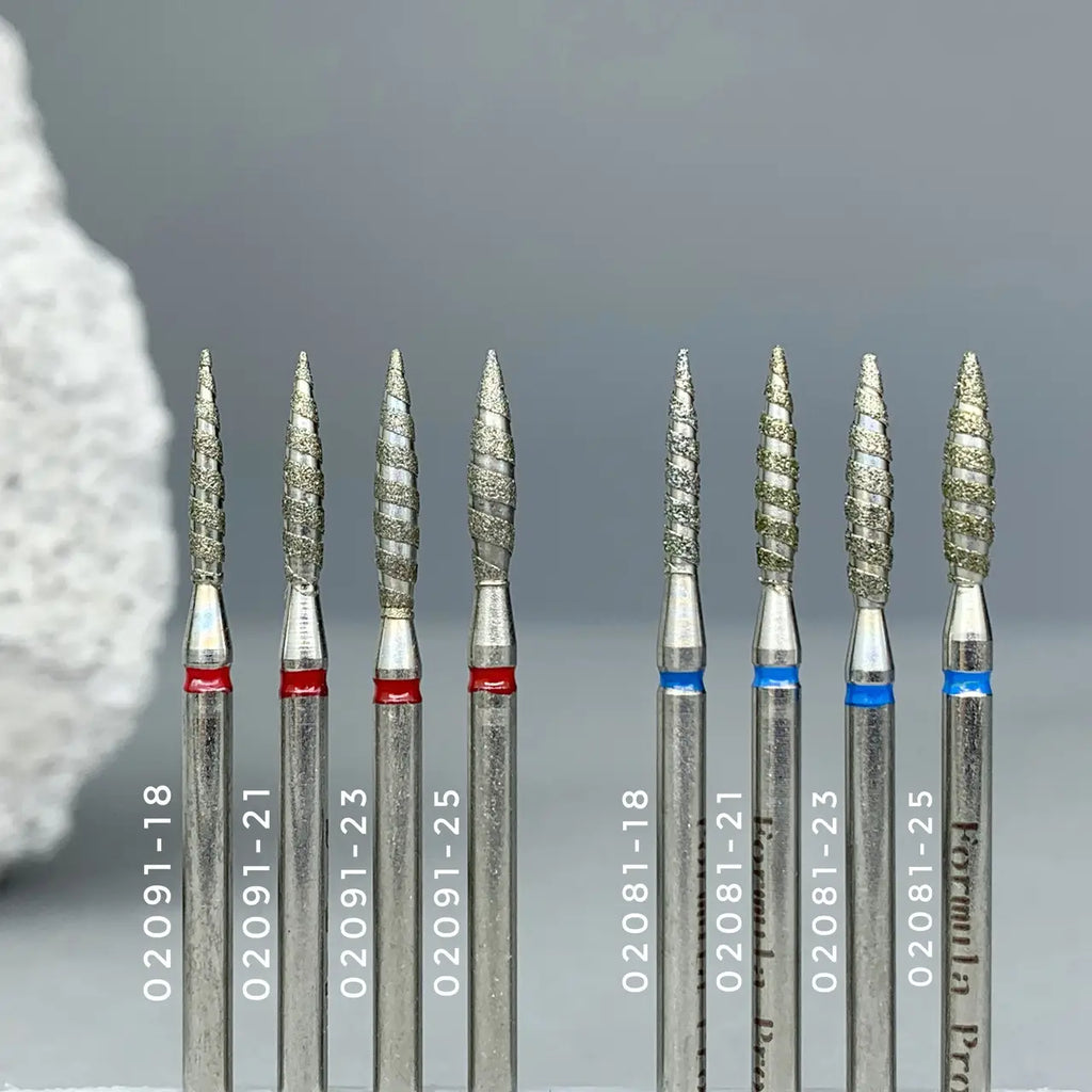 Diamond nail drill bit sharp Tornado Blue 0.23 Formula Pro - All Pro Beauty