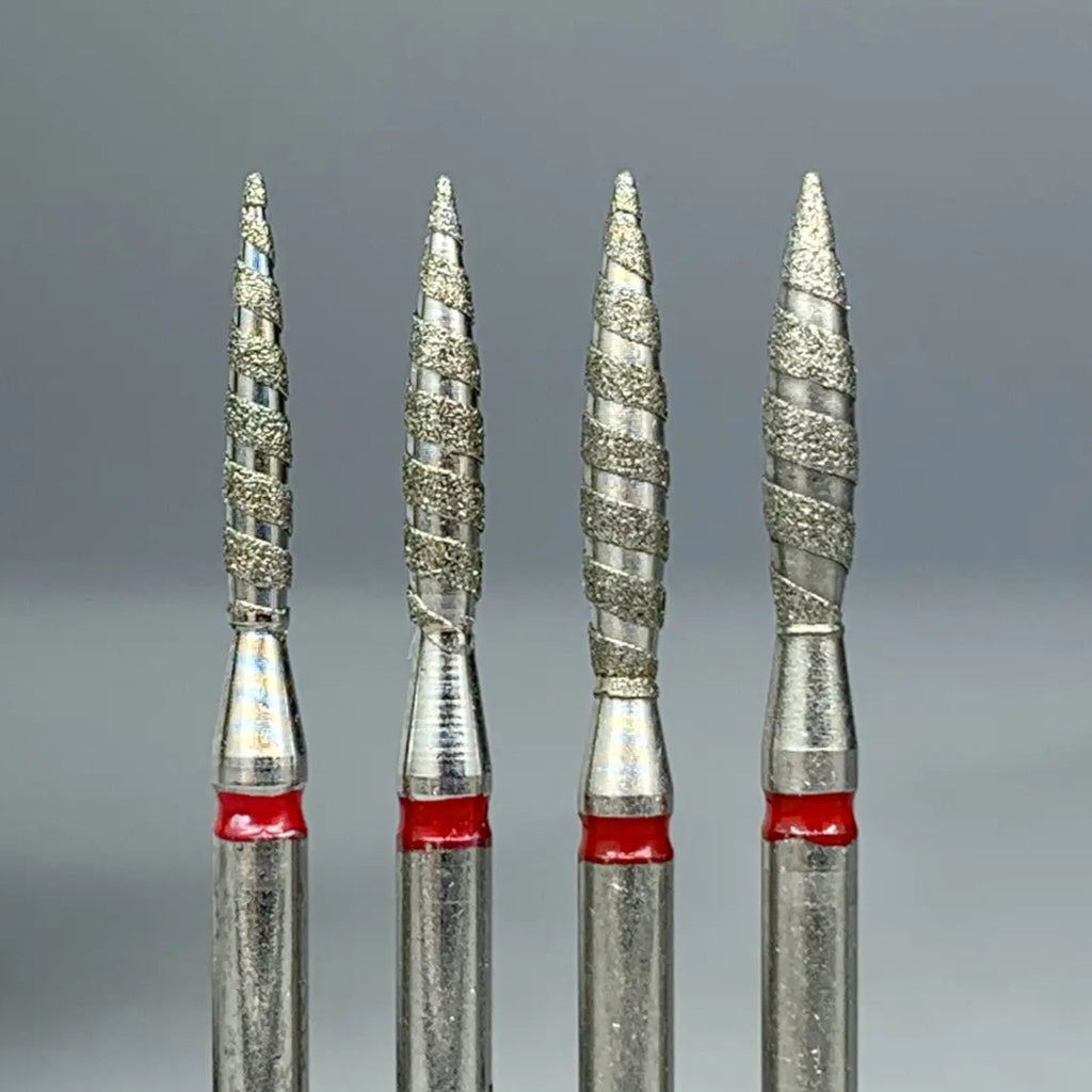 Diamond nail drill bit  Tornado Red 0.23 Formula Pro - All Pro Beauty