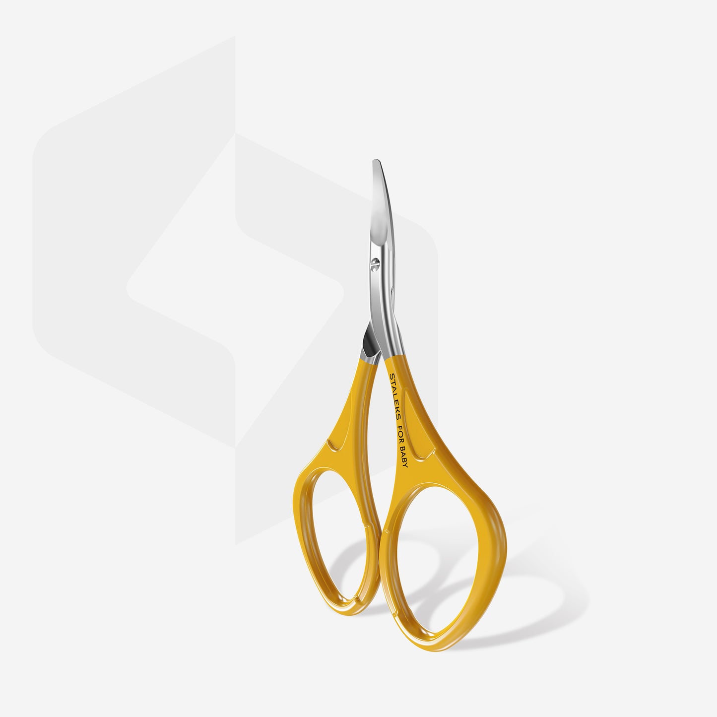 STALEKS Nail scissors for baby 0+ yellow BEAUTY & CARE 11 TYPE 8