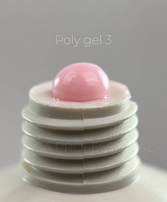 SAGA   POLY GEL NEW (30 ml) No3 - All Pro Beauty