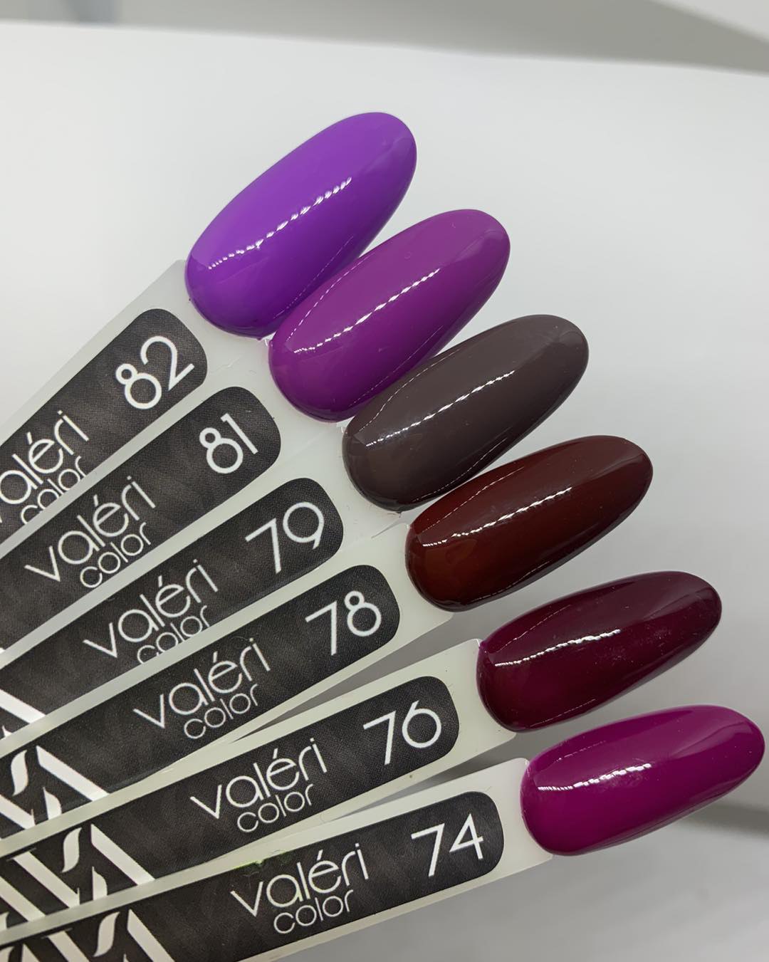 Valeri Nail gel polish No82 (light lilac, enamel, 6 ml - All Pro Beauty