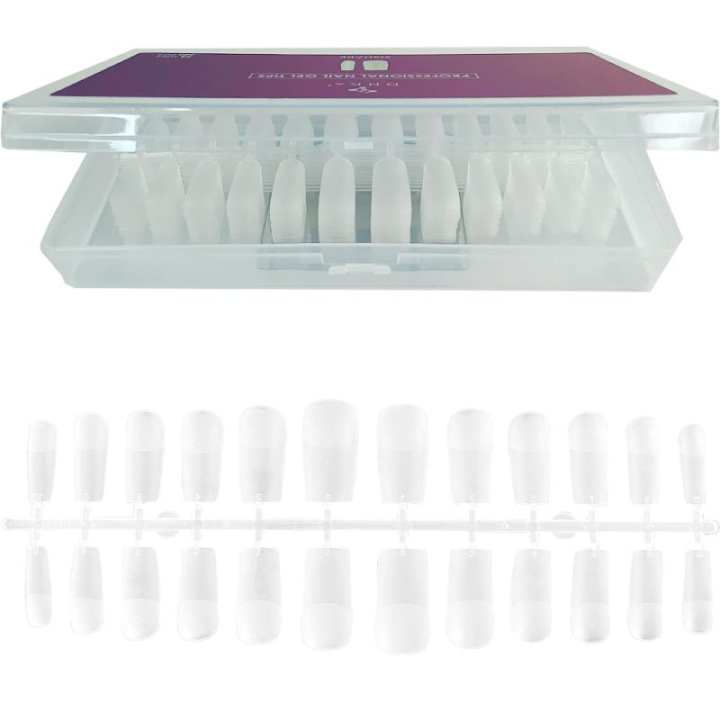 DNKa' Professional Nail Gel Tips Square, 240pcs - All Pro Beauty