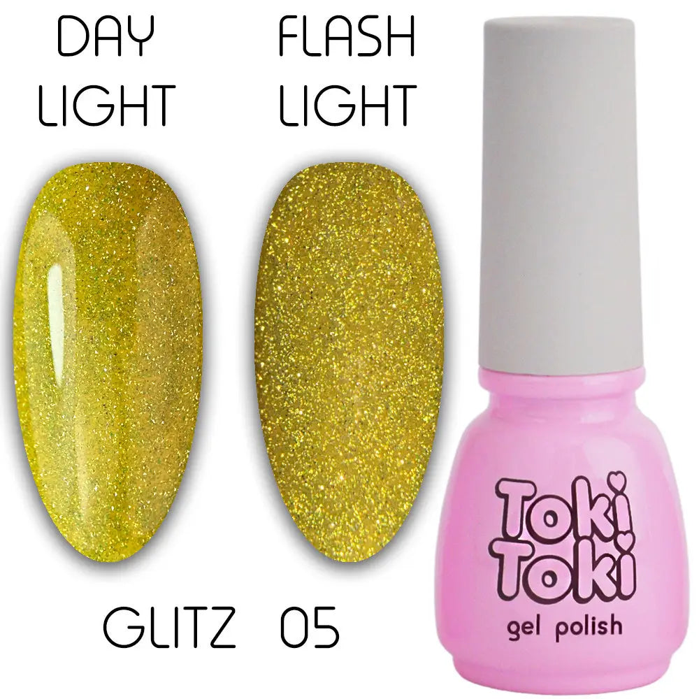 Toki-Toki Glitz gel polish GZ05-5ml - All Pro Beauty