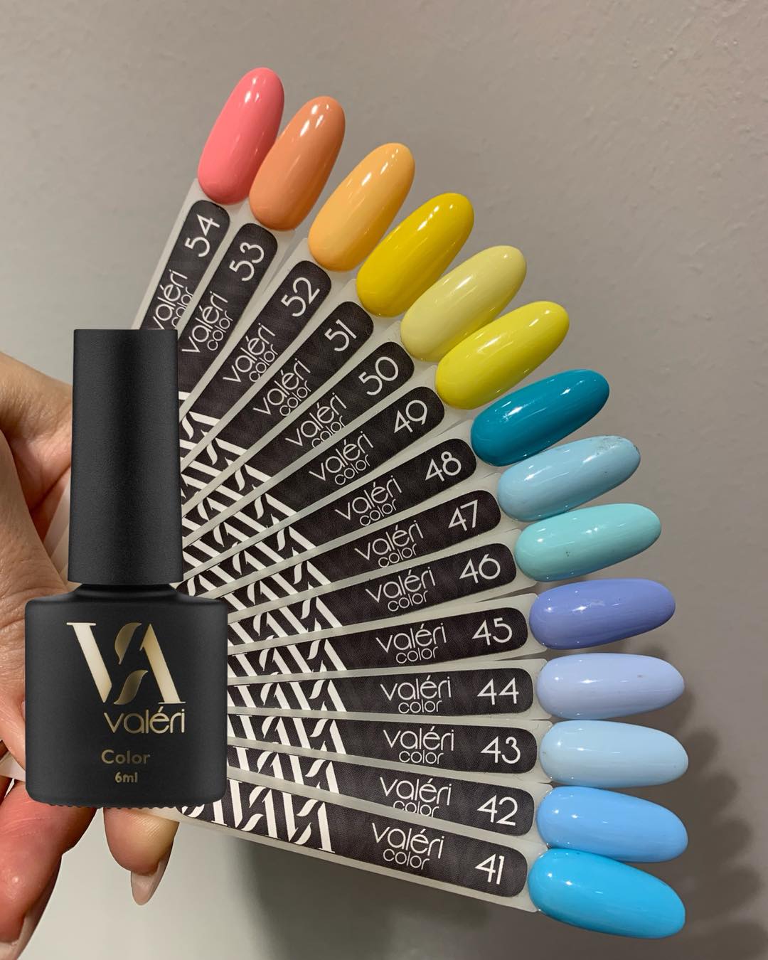 Valeri Nail gel polish No47 (celestial, enamel), 6 ml - All Pro Beauty