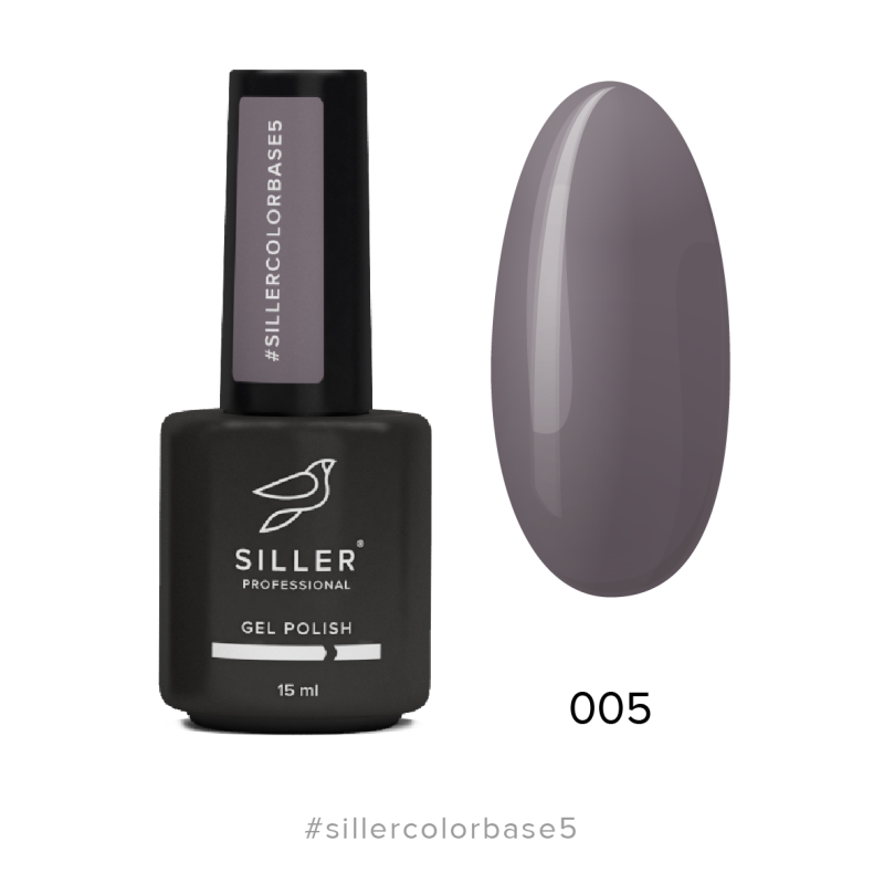 Siller Color Base No5/Gray-Purple (8ml,15ml) — 15ml - All Pro Beauty