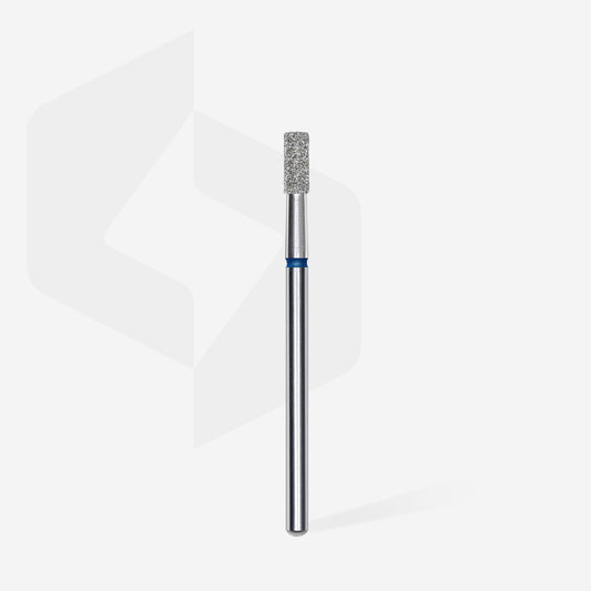 STALEKS Diamond nail drill bit cylinder blue EXPERT head diameter 2,5 mm / working part 6 mm