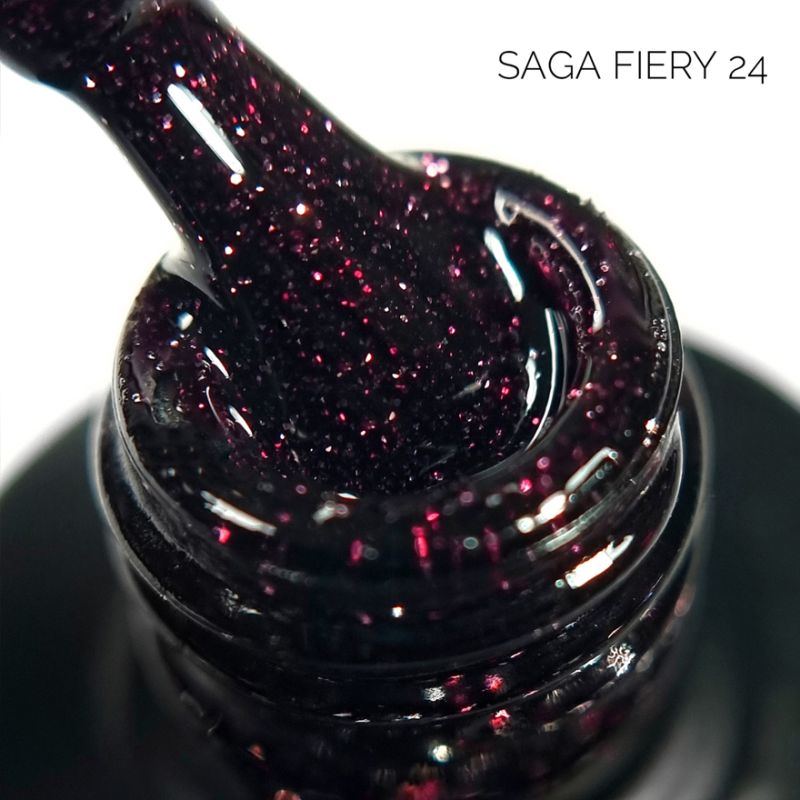 Saga Professional Fiery Gel polish No24 (9ml) - All Pro Beauty