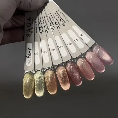 SAGA professional Gel polish Amber cat 01, 10 ml - All Pro Beauty