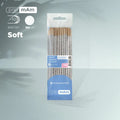 Replaceable papmAm soft files on a wooden base 180 grit STALEKS PRO SMART 20 10 pcs - All Pro Beauty