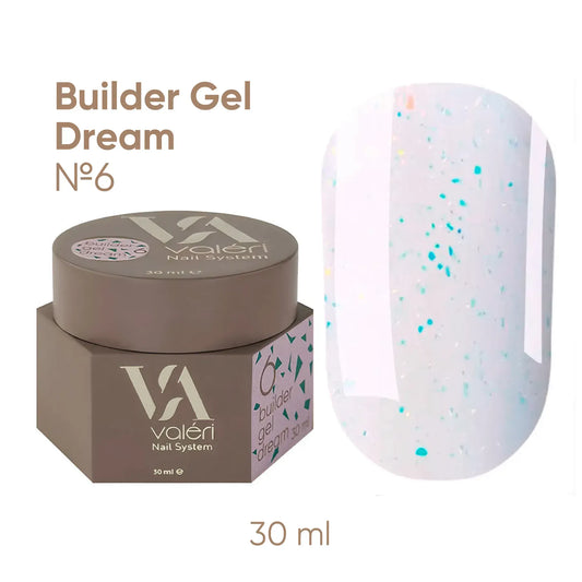 Builder Gel DREAM COLLECTION Valeri №06 30ml - All Pro Beauty