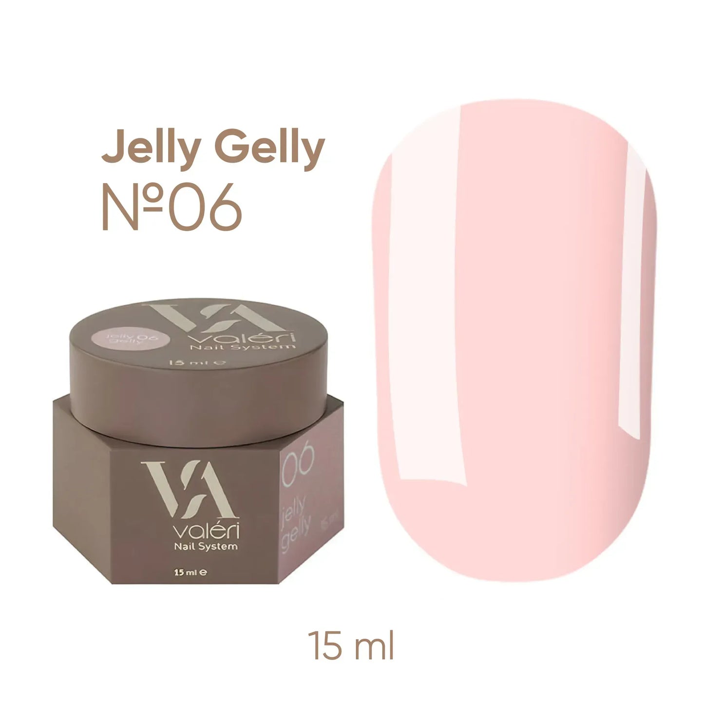 Valeri Jelly Gelly №6  15ml - All Pro Beauty