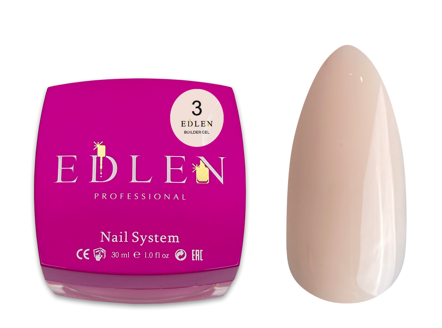 Builder gel Edlen №03 30ml - All Pro Beauty