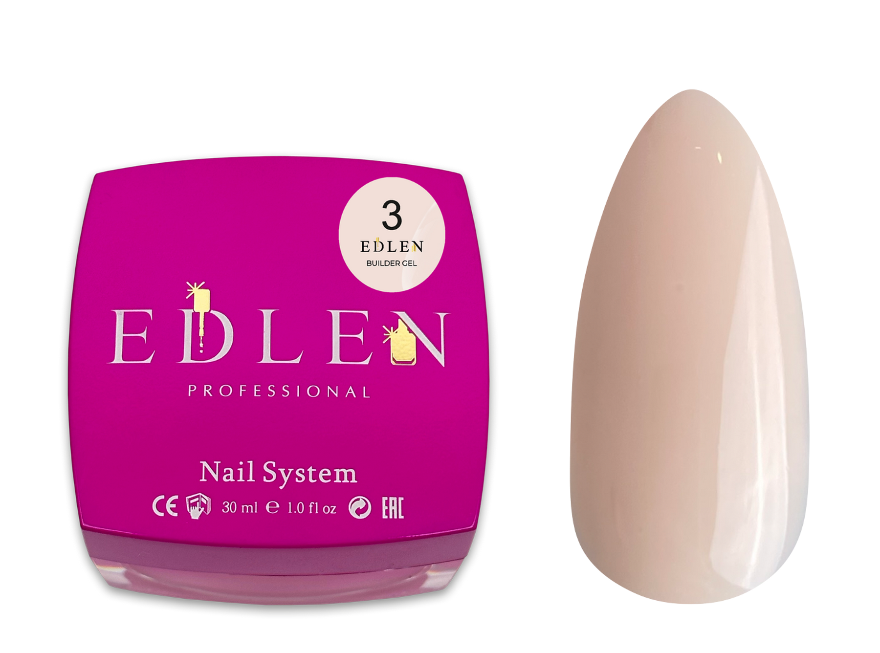 Builder gel Edlen №03 30ml - All Pro Beauty
